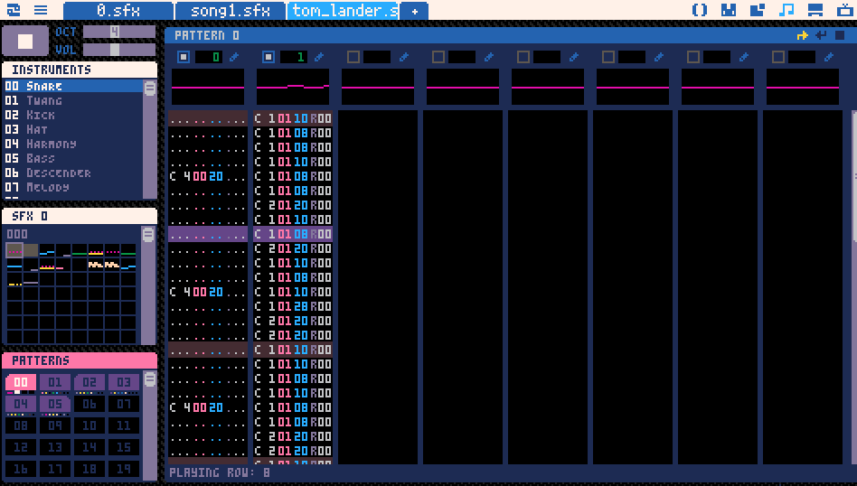 Tom Lander music tracker